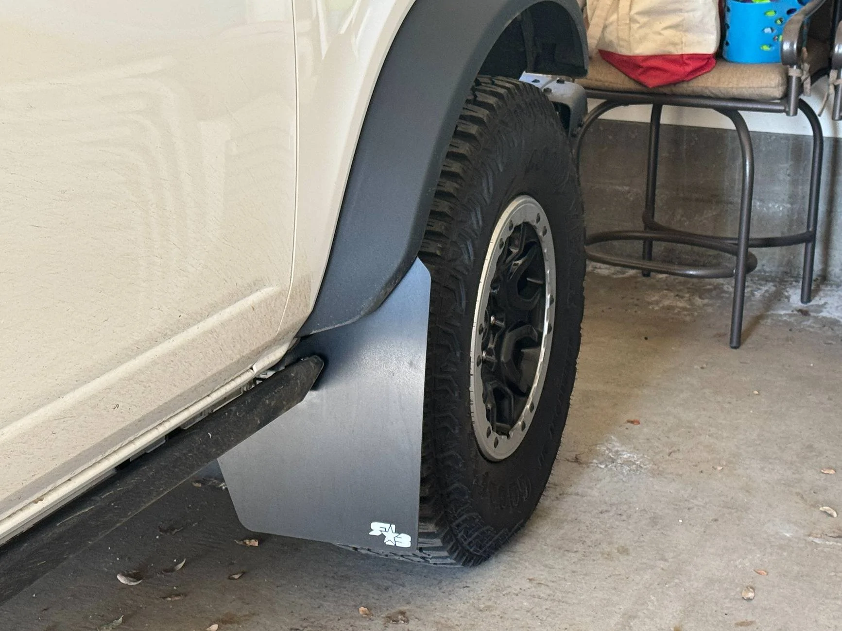 Ford Bronco RokBlokz removeable mud flaps IMG_1785