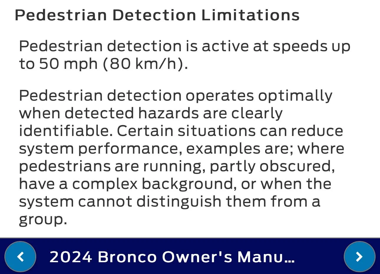 Ford Bronco Collision avoidance, will it, or won't it? IMG_6023