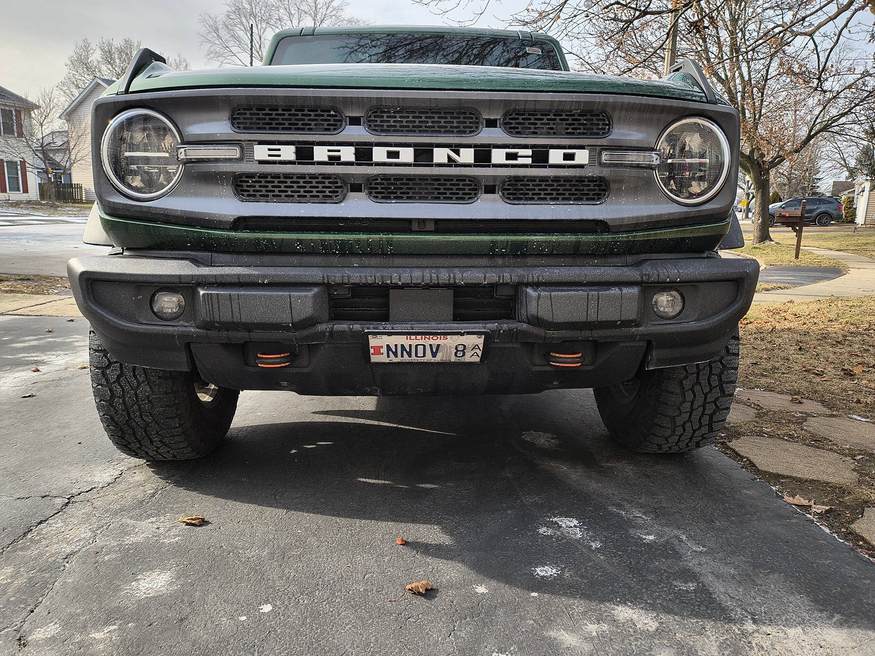 Ford Bronco Front plate IMG_20250108_124955428_HDR