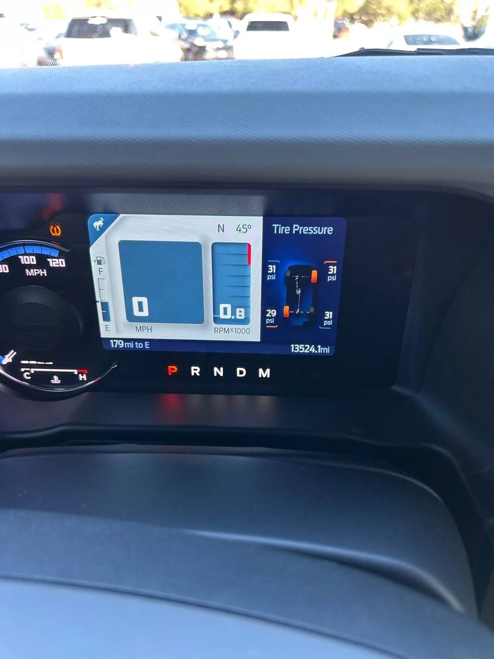 Ford Bronco Tire Pressure warning at 35psi? imag