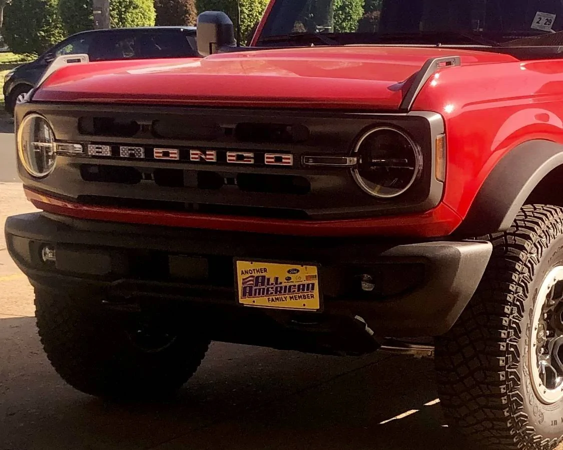 Ford Bronco Front plate IMG_7061