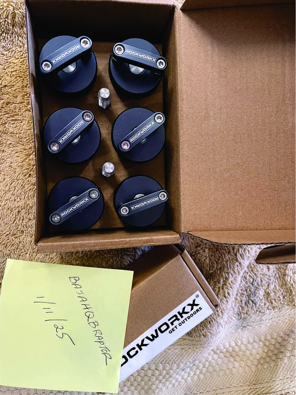 Ford Bronco Rockworkx Hardtop Quick Removal Fastner Thumb Screw Kit - NIB rockworkx