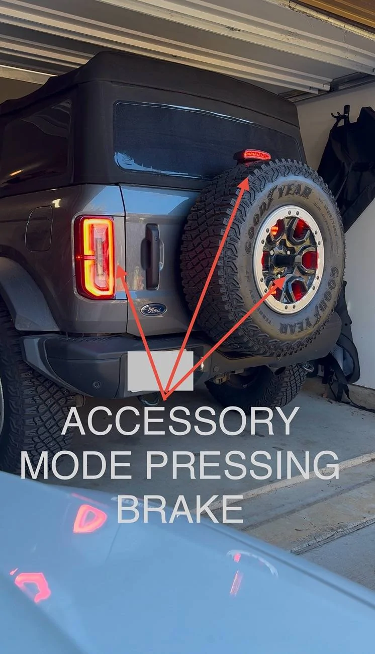 Ford Bronco HELP NEEDED - Spare Brake Light only illuminates when in accessory mod IMG_5218