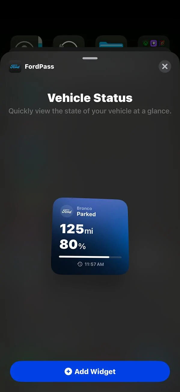 Ford Bronco Latest FordPass App Update IMG_8463
