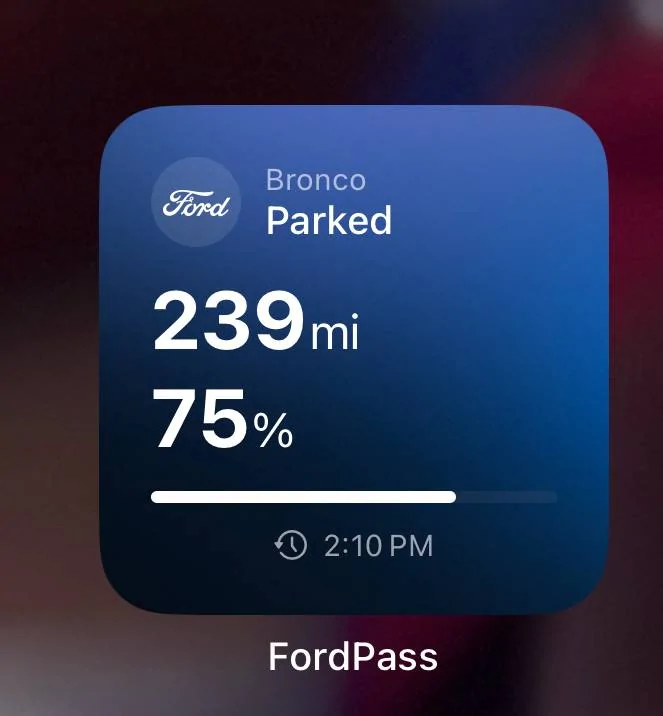Ford Bronco Latest FordPass App Update IMG_4119