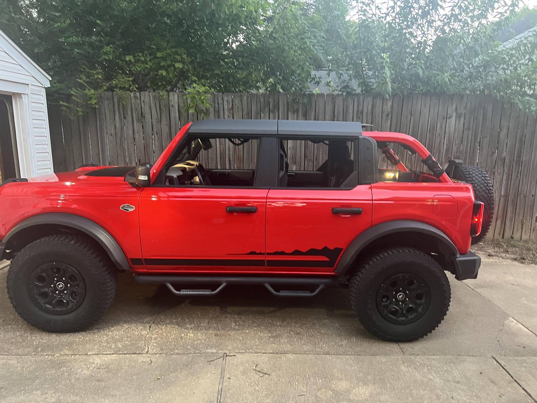 Ford Bronco 2023 BRONCO ROOF RACK QUESTION REAR TOP GONE