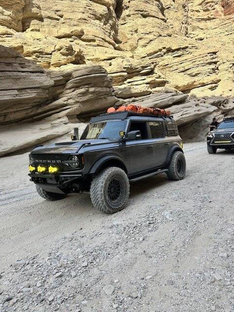Ford Bronco Bad accident leads to this fish canyon