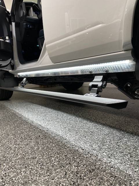 Ford Bronco Best Auto Side Steps? E board installed LED light