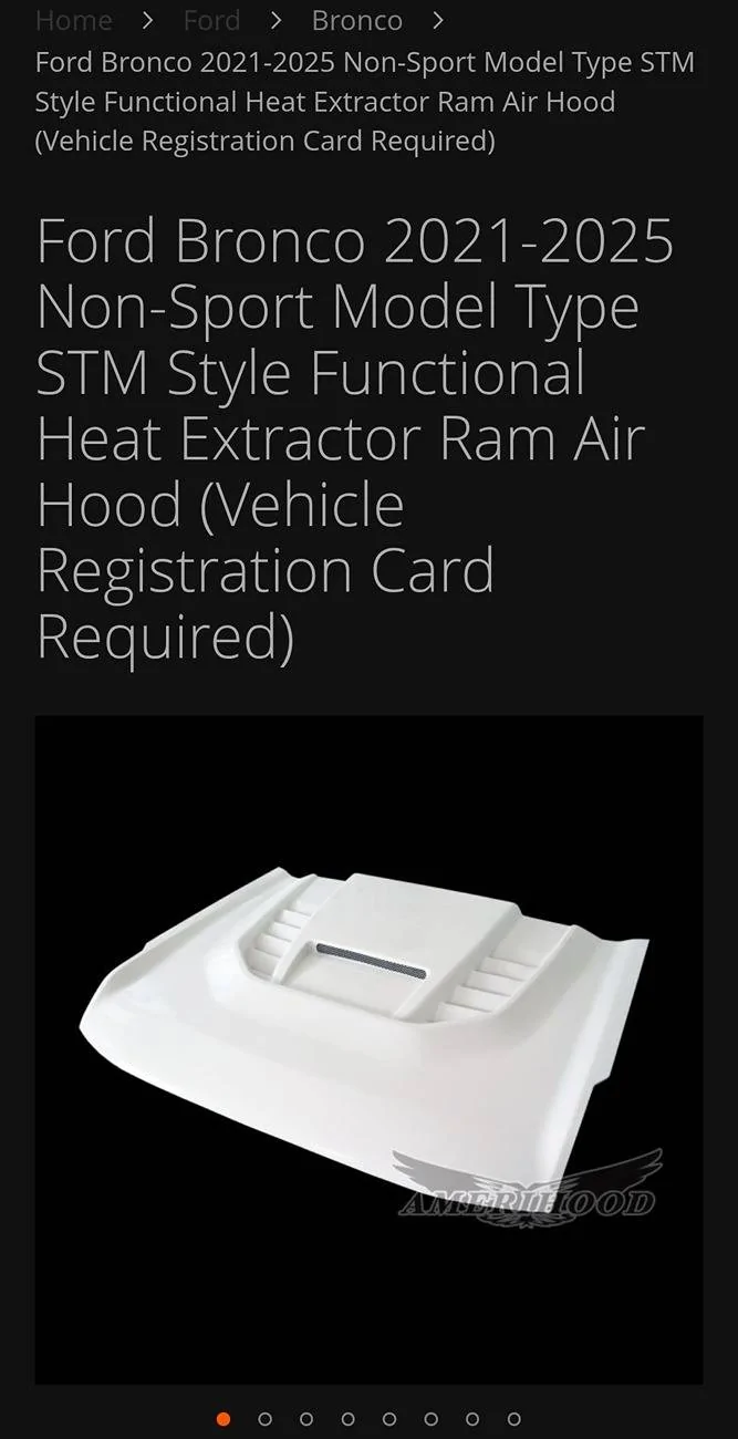 Ford Bronco New Hood Option... Xprite? Screenshot_20250120_133523_Chrom