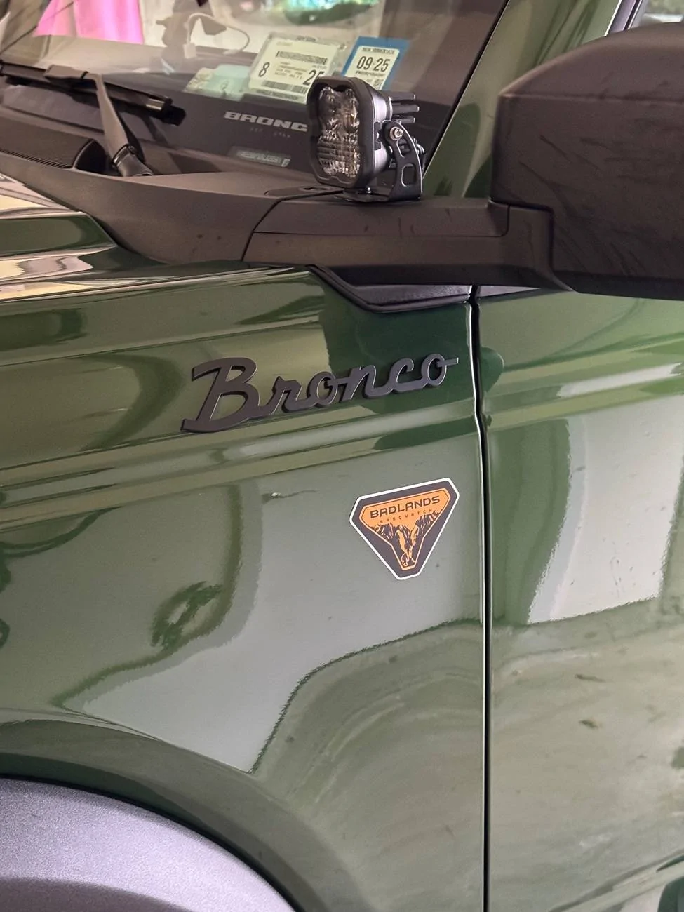 Ford Bronco Script Emblem Dilemma IMG_0909