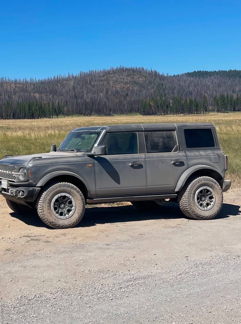 Ford Bronco Eibach Stage 2 Coilover installed on 2.7 Badlands Sasquatch IMG_0993