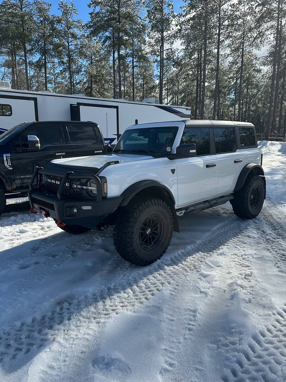 Ford Bronco Eibach Stage 2 Coilover installed on 2.7 Badlands Sasquatch IMG_1684