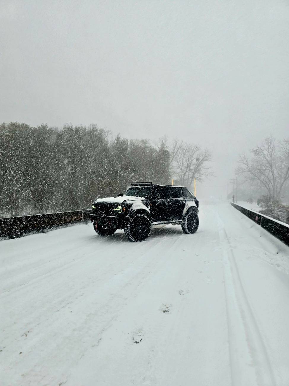 Ford Bronco SouthWest Louisiana snowpocalypse Jan 2025 photos - post yours! 20250121_095332