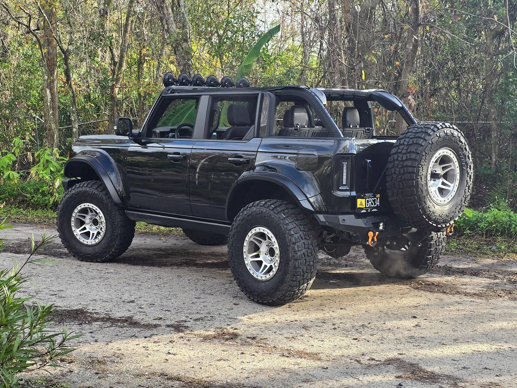 Ford Bronco Zone 3" lift vs Eibach coilovers 20241231_092114