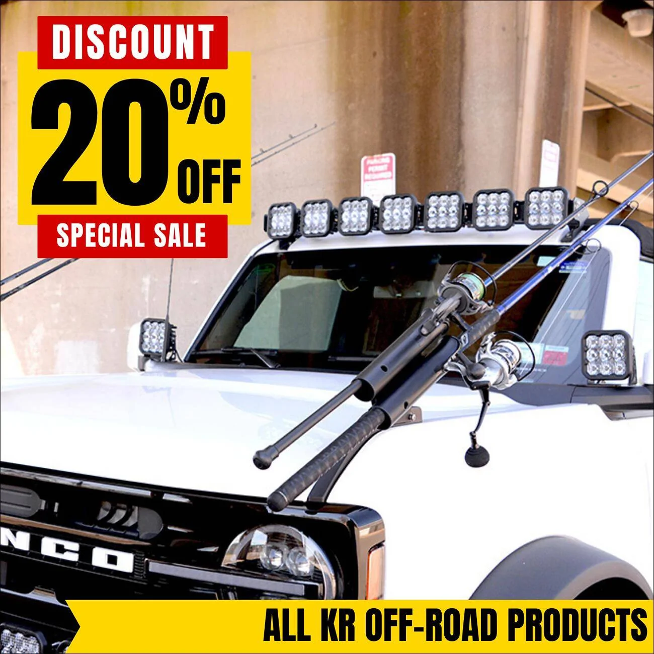 Ford Bronco 20% OFF | KR Off-Road Products KR1