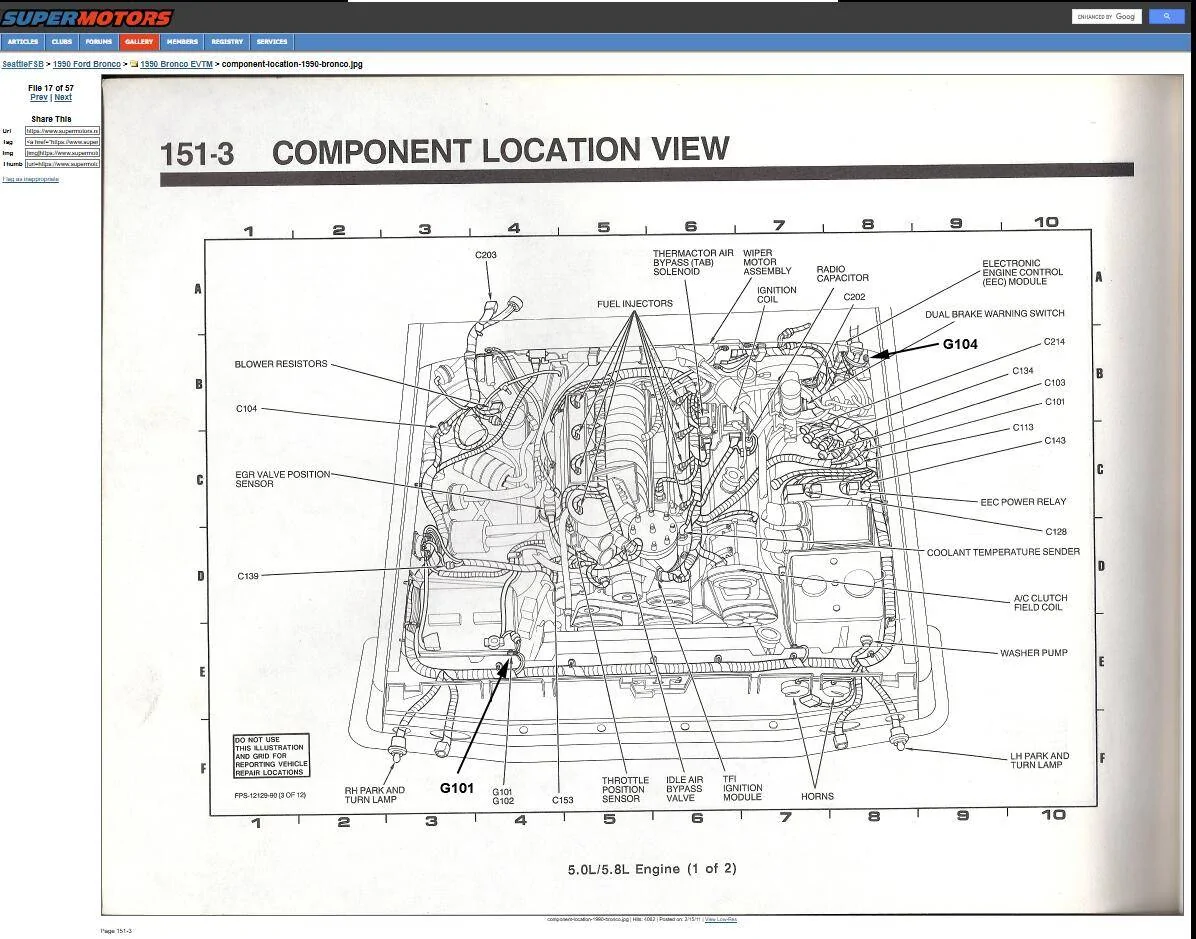 Ground physical locations vs. wiring diagram - Lot's of DTCs over time |  Bronco6G - 2021+ Ford Bronco \u0026 Bronco Raptor Forum, News, Blog \u0026 Owners  Community, image size:1196x939