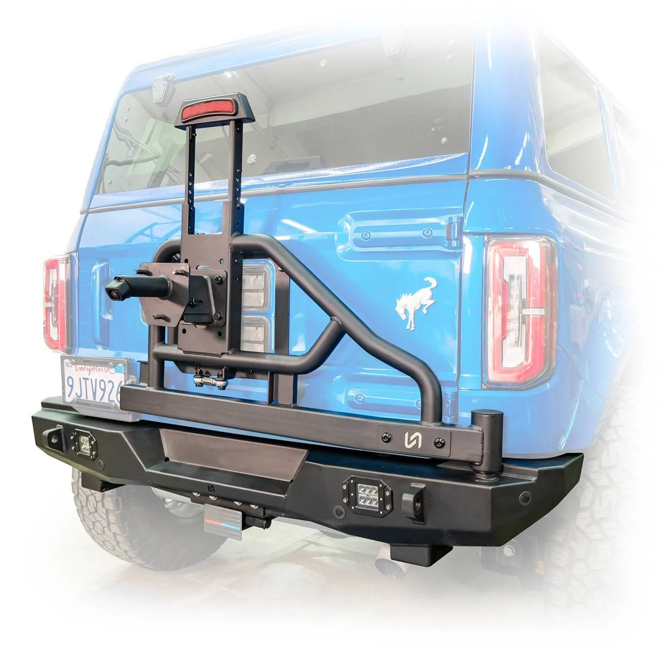 Ford Bronco New Bumpers from TURN Offroad TC6-M1_TOR_Bronco_Swing-Out-Tire-Carrier_image1_2K_72dpi