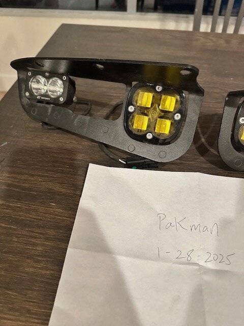 Ford Bronco Baja design fog light kit FS fog l;ight 1