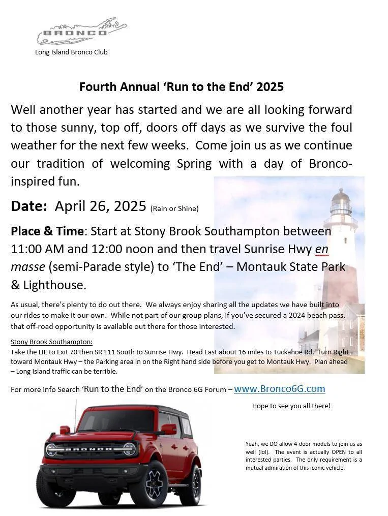 Ford Bronco First time off-roading w/ Tri-State Broncos RunToTheEnd2025