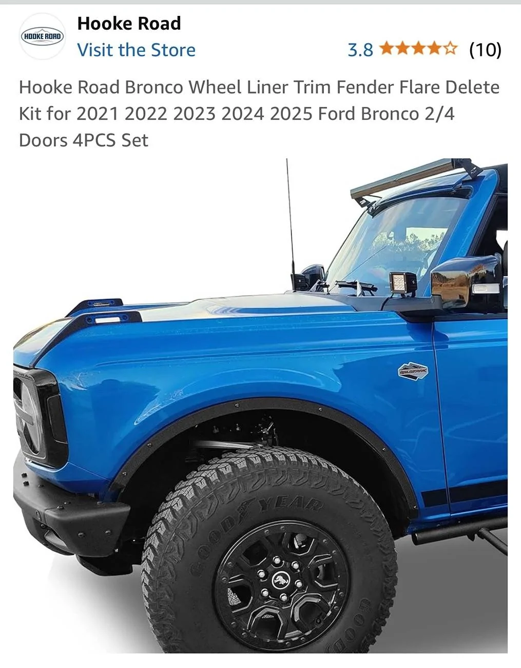 Ford Bronco Hooke Road Flare Delete Review IMG_1063