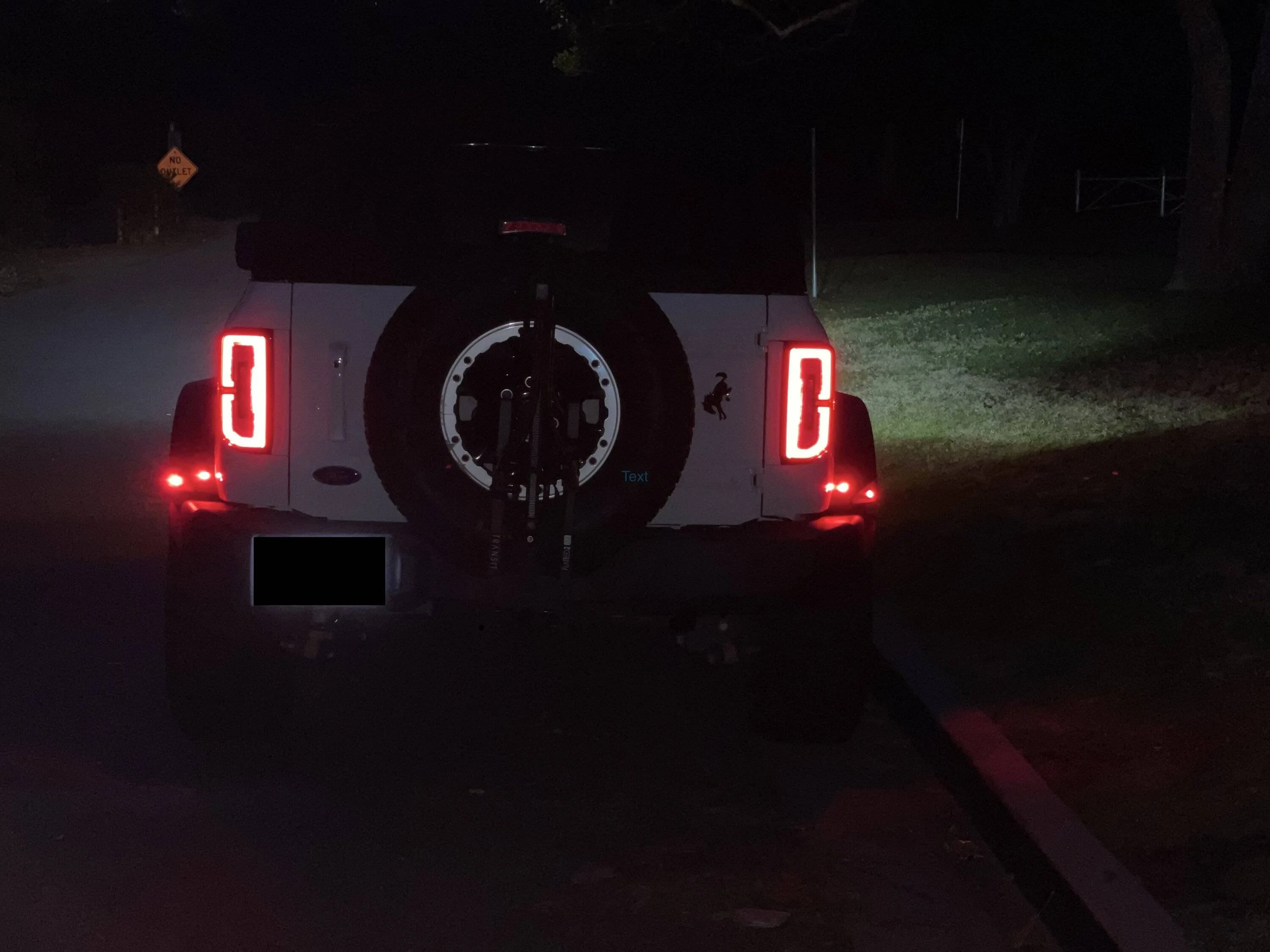 Ford Bronco Having fun with lights ... back 2