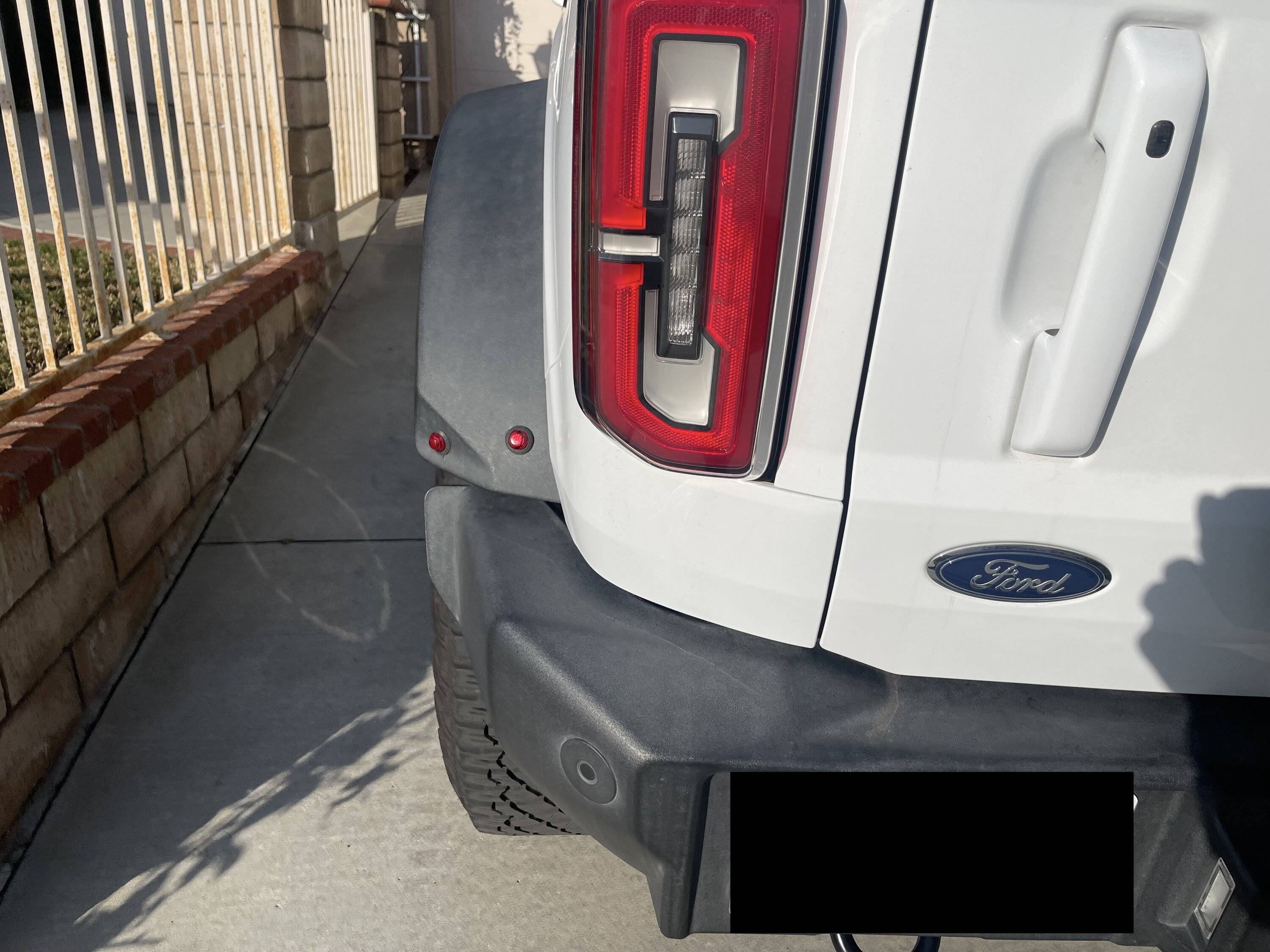 Ford Bronco Having fun with lights ... bk1