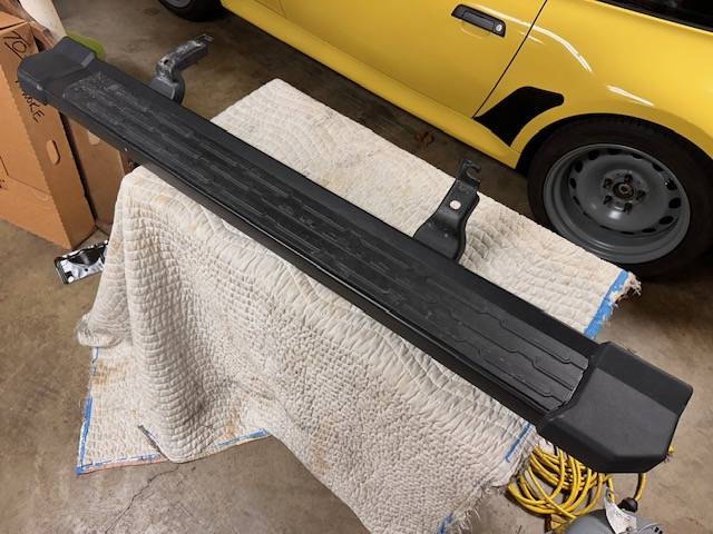 Ford Bronco Modifying a four door oem step to fit a two door. IMG_4495
