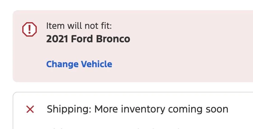 Ford Bronco Spare tire mount reinforcement kit now available from Ford Performance Parts Screenshot 2025-02-02 at 15.47.52