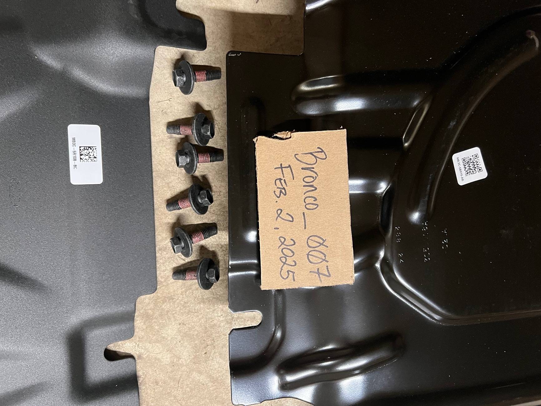 Ford Bronco NIB OEM Skid Plates (Engine & Oil Pan) for Capable/Modular Bumper $200 IMG_6217