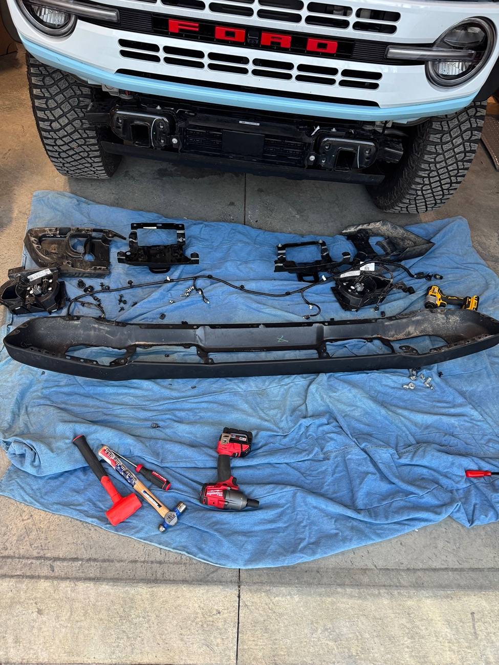 Ford Bronco How to replace capable bumper IMG_3746