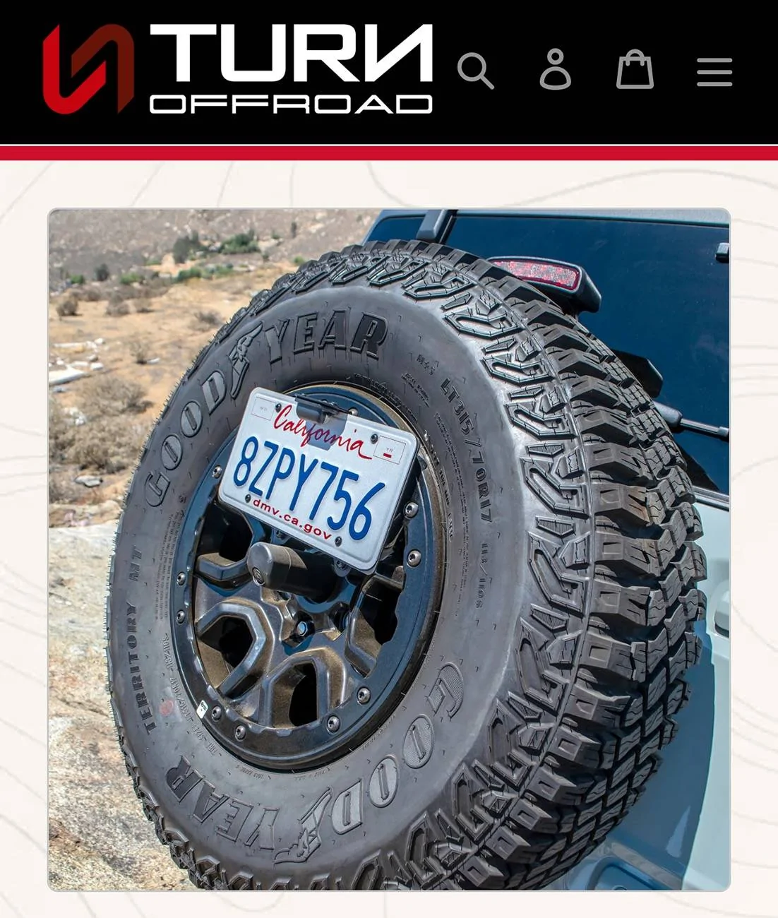 Ford Bronco TOR Rear License Relocation Kit - *BRAND NEW* IMG_2192