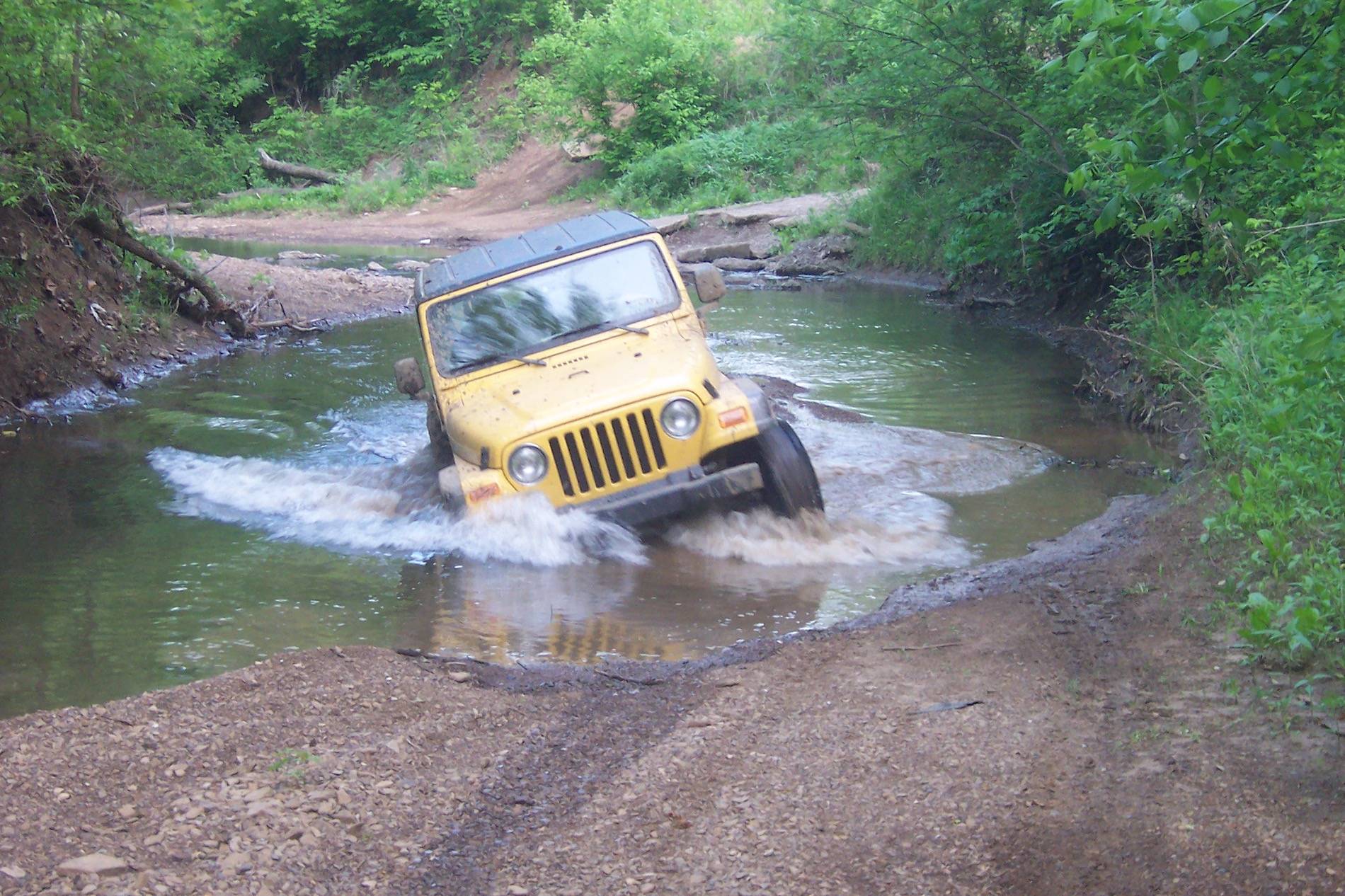 Ford Bronco Water Wheeling & Close Call IMG_5437