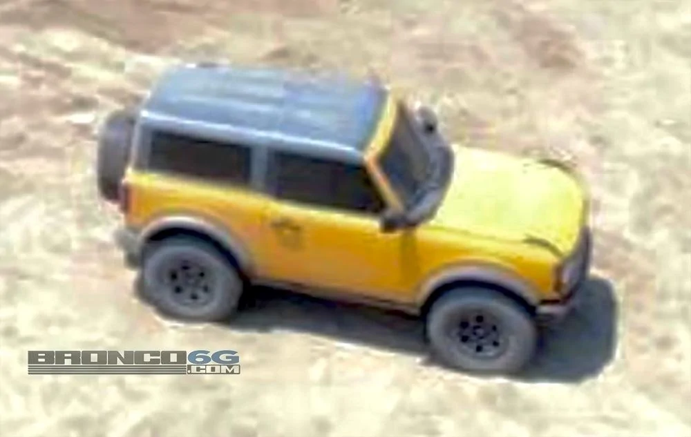 Ford Bronco Spied: Uncovered 2-door Bronco and Bronco Sport in the wild from overhead 560ea329-7477-4547-9ec0-6b9dcedde6da-jpeg