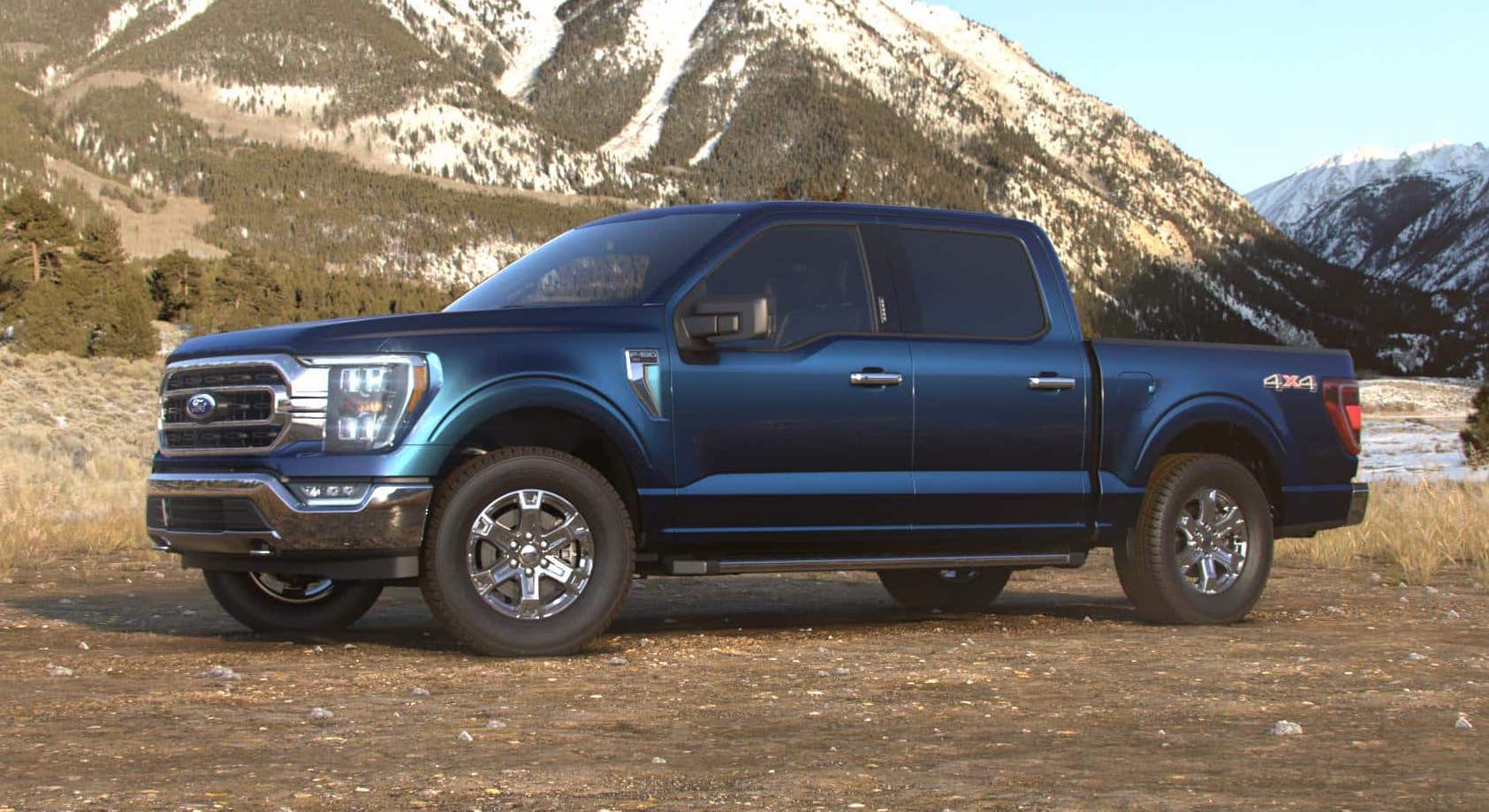 Ford Bronco Antimatter Blue Color Debuts (on New F-150) Ford Antimatter Blue Bronco F150 2