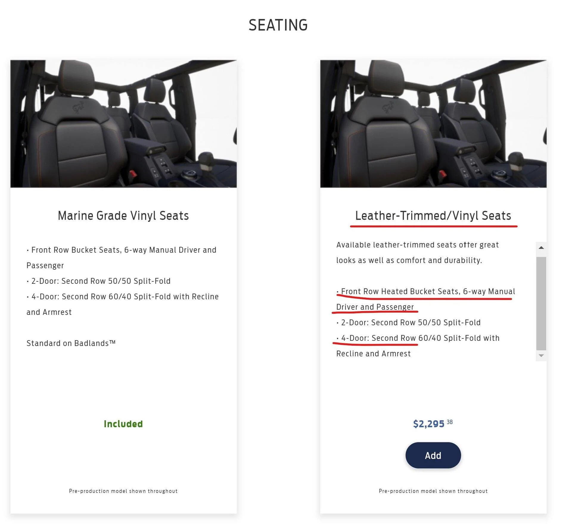 Ford Bronco Power Seats SharedScreenshot2