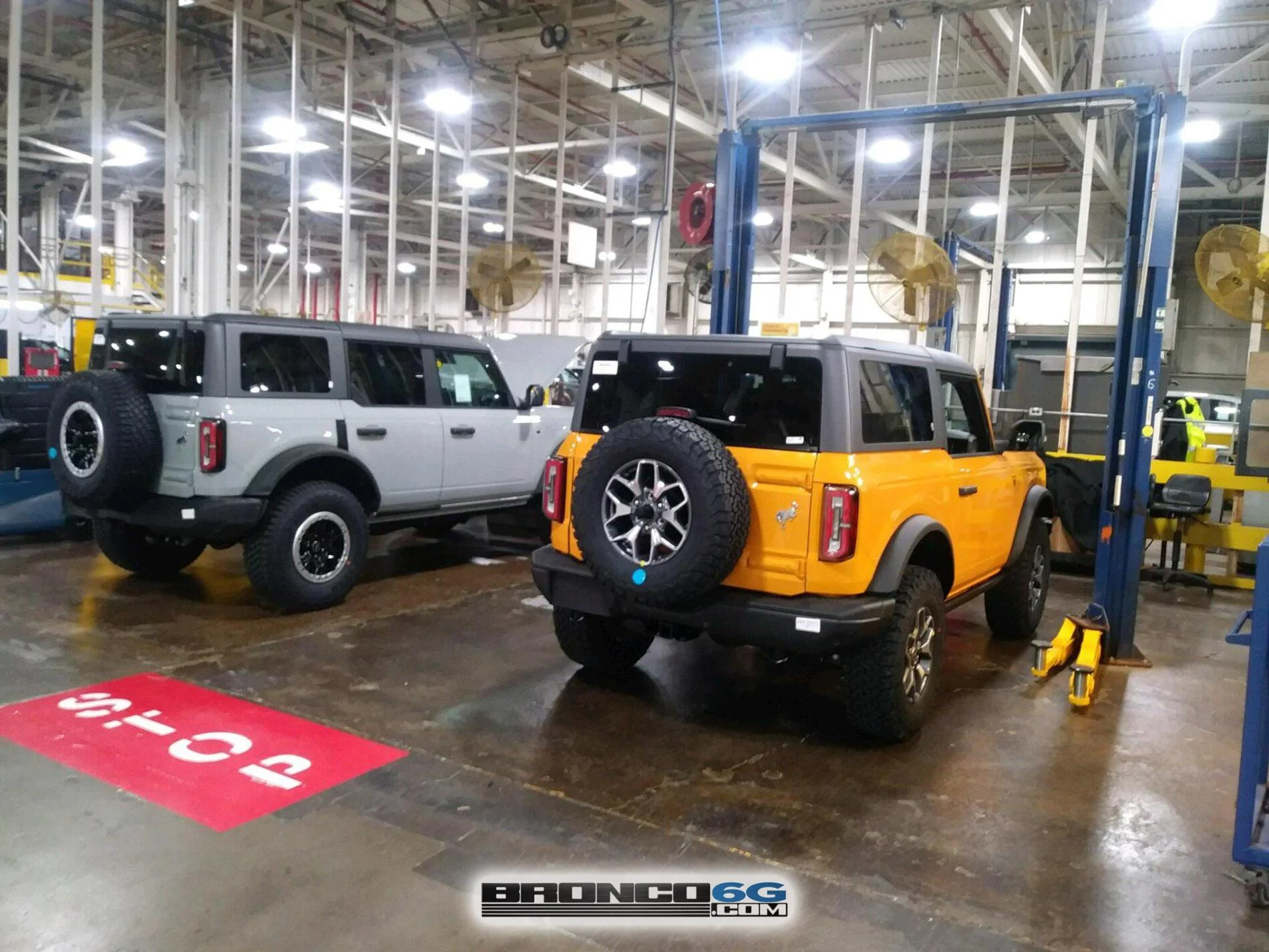 Ford Bronco 9 NEW Broncos @ factory by Ford Stig! Bronco-palooza ??? 2 - Cactus Gray Bronco Outer Banks Sasquatch 4 door 1