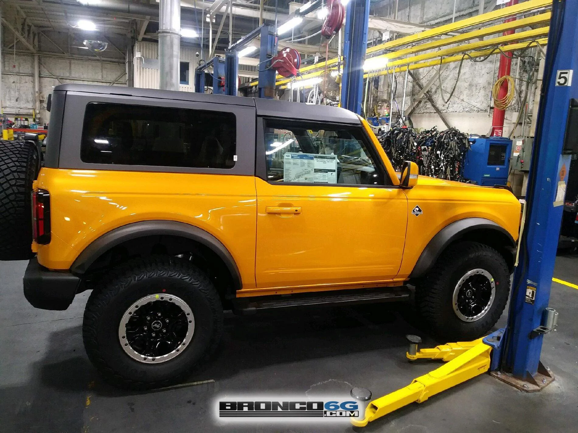 Ford Bronco 9 NEW Broncos @ factory by Ford Stig! Bronco-palooza ??? 4 - Cyber Orange Outer Banks 2 door Sasquatch 1