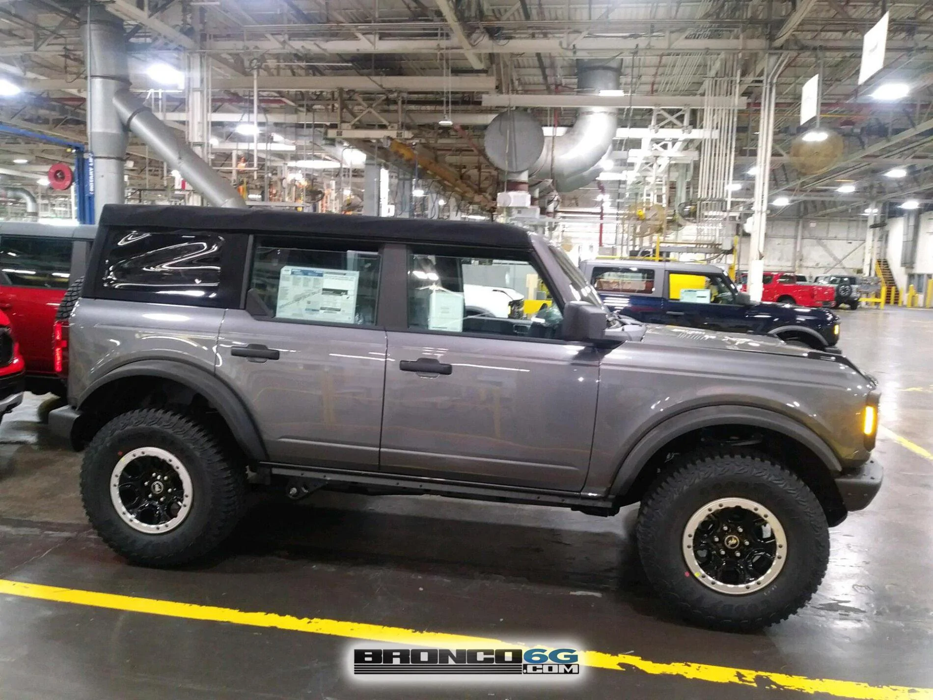 Ford Bronco 9 NEW Broncos @ factory by Ford Stig! Bronco-palooza ??? 5 - Carbonized Grey Base 4 door Sasquatch 2