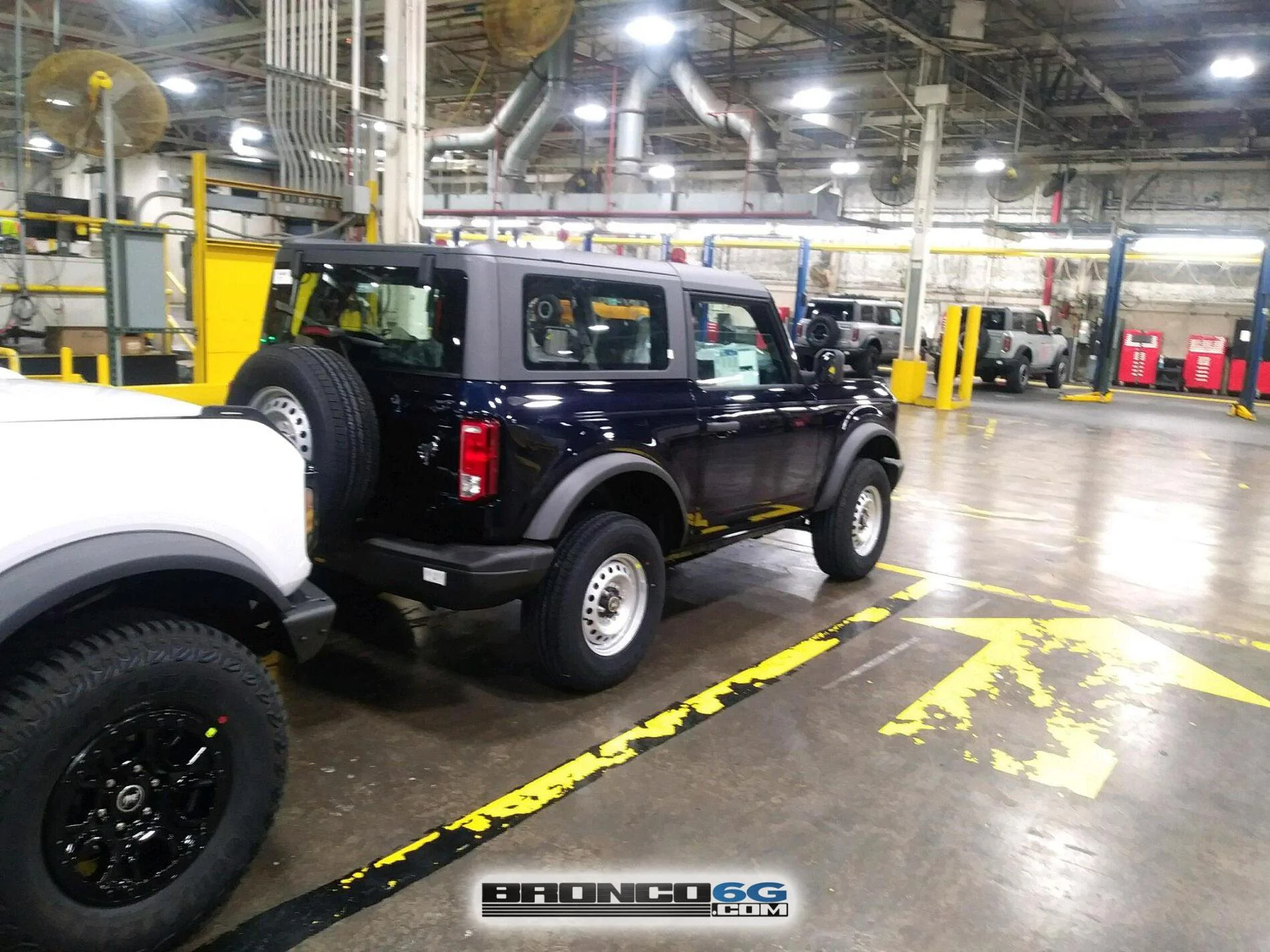 Ford Bronco 9 NEW Broncos @ factory by Ford Stig! Bronco-palooza ??? 6 - Antimatter Blue Base 2door 3