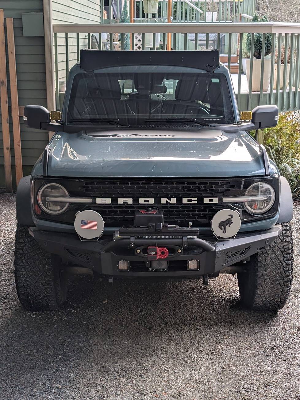 Ford Bronco My cheap solution to moving front camera due to winch/bumper PXL_20250204_232003965.MP