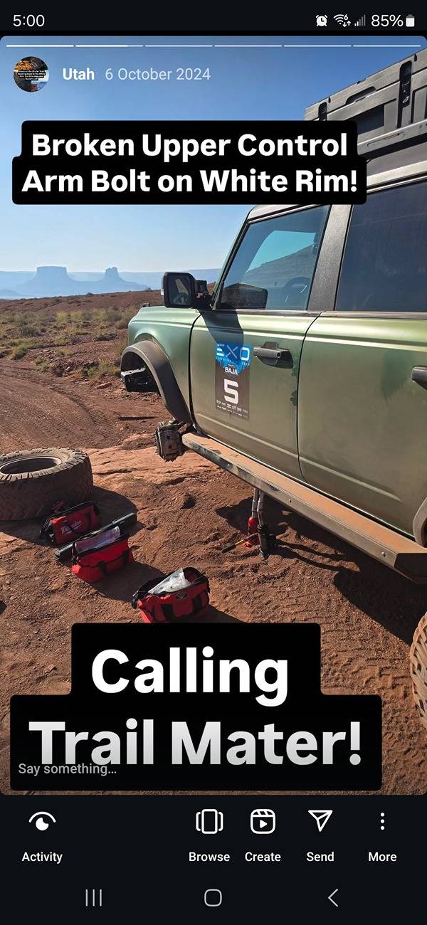 Ford Bronco Regearing and doing 37s right Screenshot_20250208_170006_Instagram