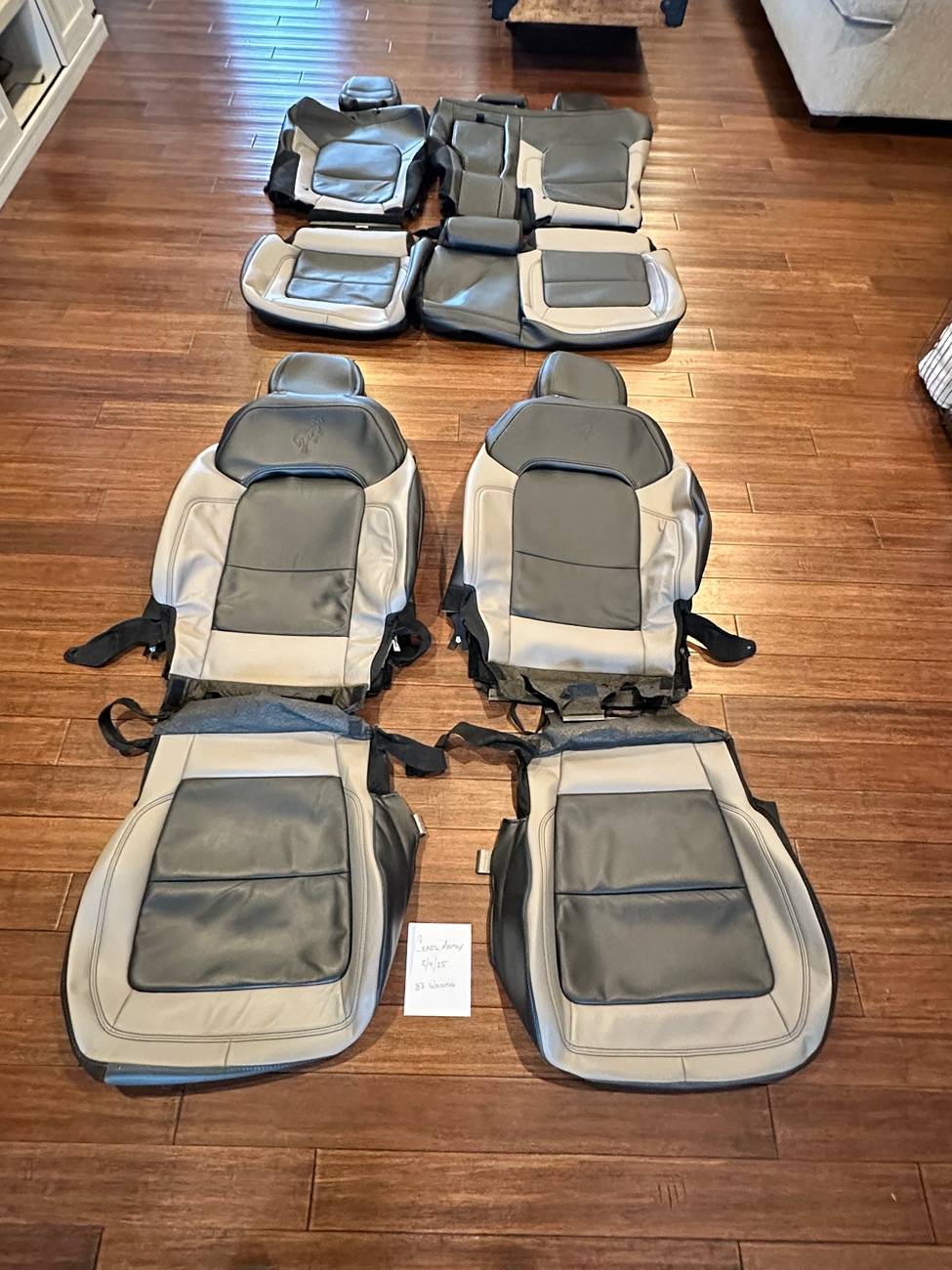 Ford Bronco Lux package interior seat upholstery IMG_6702