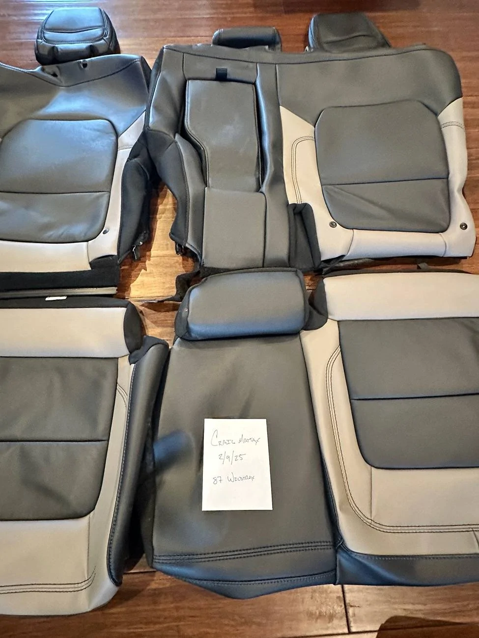 Ford Bronco Lux package interior seat upholstery IMG_6703