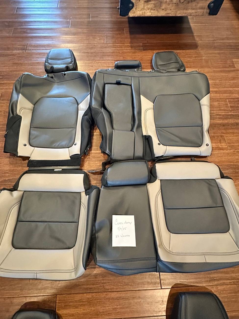 Ford Bronco Lux package interior seat upholstery IMG_6704