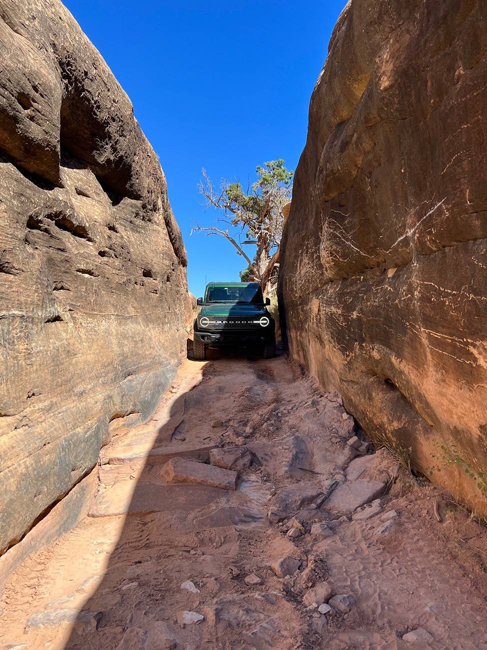 Ford Bronco Bronco Ranger does Elephant Hill in Canyonlands Utah. 1739197904594-t2