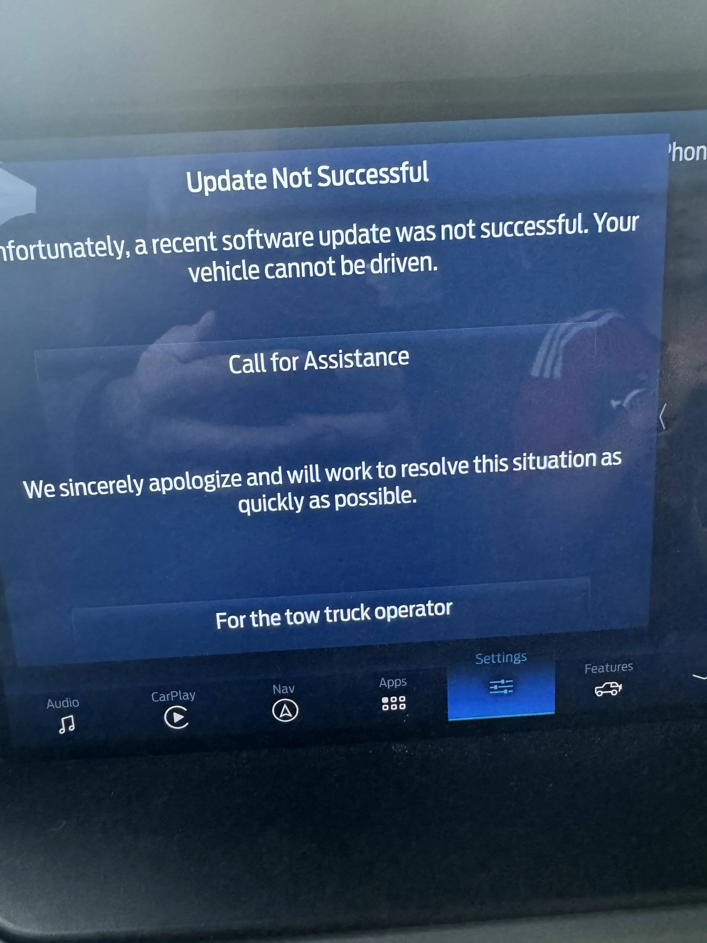 Ford Bronco Sync update woes, OASIS / FDRS g7yMXJy