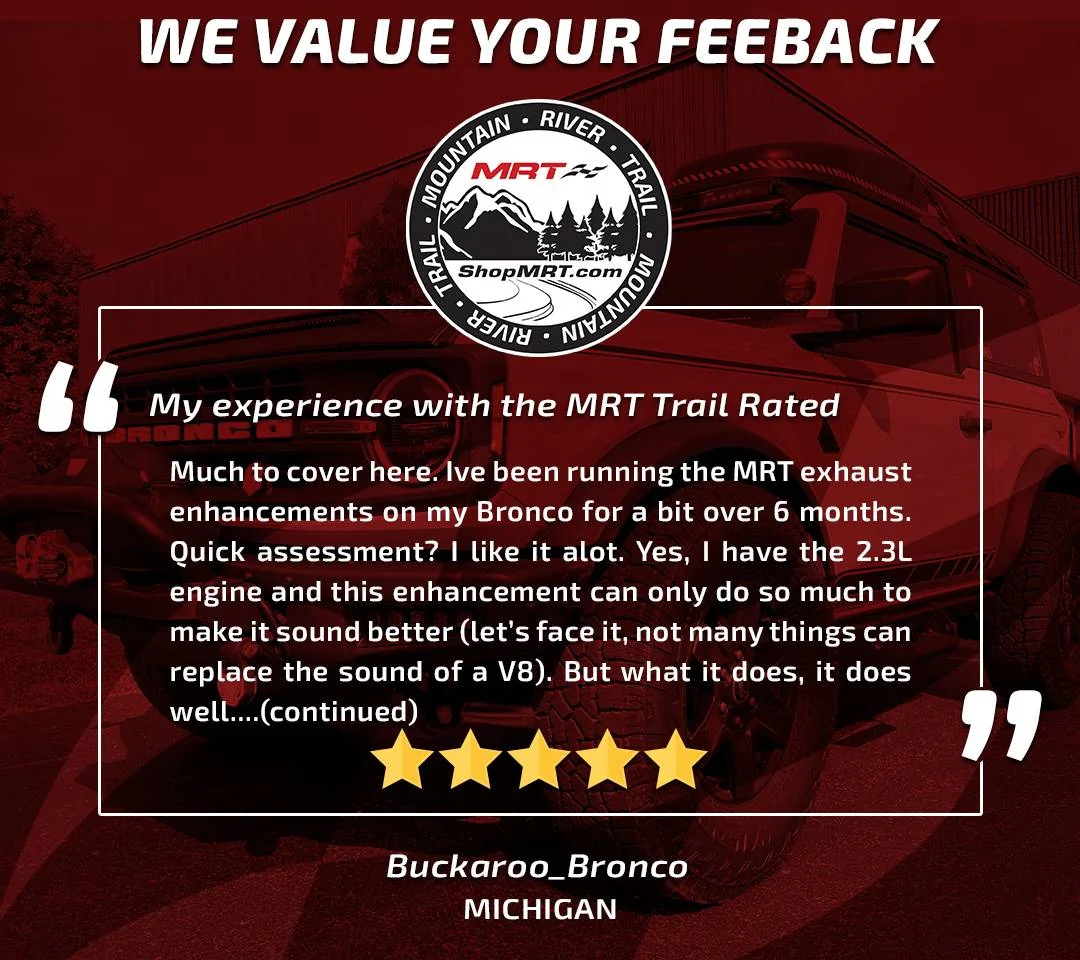 Ford Bronco Customer Reviews - MRT Bronco Offerings buckaroo_bronco