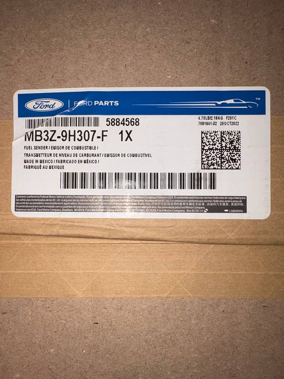 Ford Bronco 2.7 L Fuel pump - new/uninstalled IMG_0720