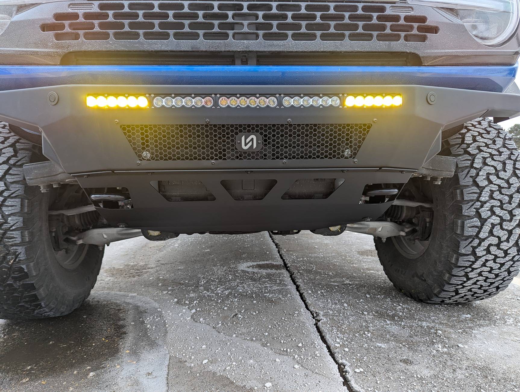 Ford Bronco Turn Offroad Hyperlyte front bumper installed PXL_20250212_140114552