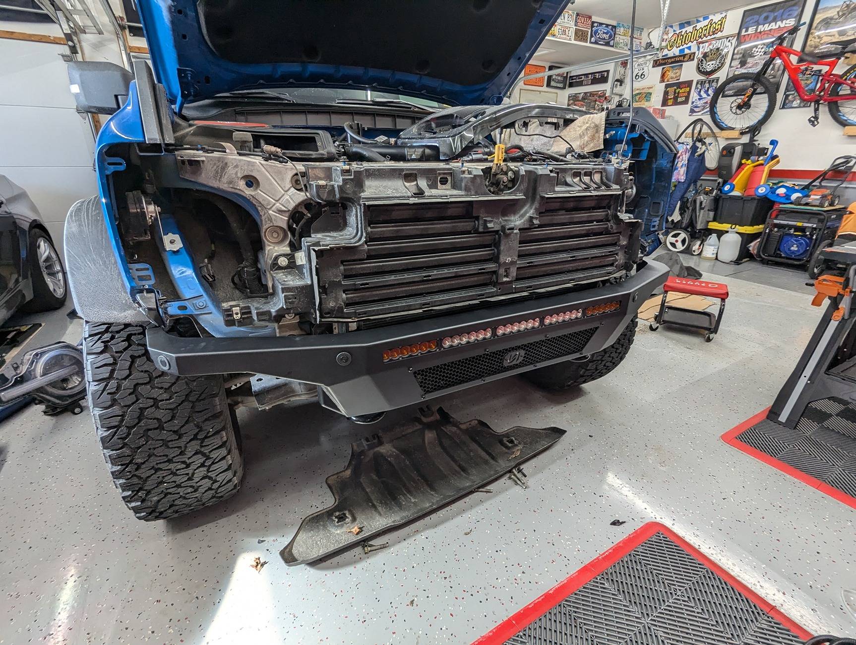 Ford Bronco Turn Offroad Hyperlyte front bumper installed PXL_20250211_182744526